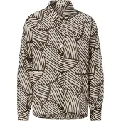 Opus Chemisier 'Felora Botanical' beige / chocolat