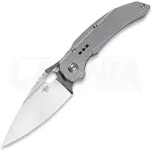 Bestech Couteau pliant Exploit - Satin - Titanium