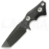 1881 Knifeworks Couteau Micro Tanto, Black G-10