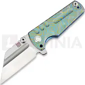 Artisan Couteau pliant Proponent Framelock CPM S35VN, blue/gold
