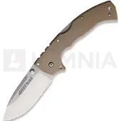 Cold Steel Couteau pliant 4-Max Scout Stonewashed, Desert Tan