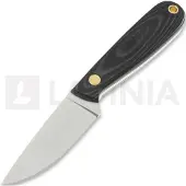 Brisa Couteau de cou Necker 70 Full Flat Kydex, noir