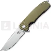Bestech Couteau pliant Lion - Stonewash + Satin - G10, beige