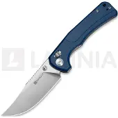 SENCUT Couteau pliant Slybolt, Blue Canvas Micarta, Satin