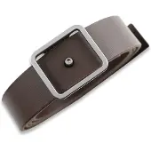 Titaner Ceinture The Ultimate Minimalist, Titanium, brun