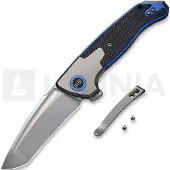 We Knife Couteau pliant Press Check, tanto, gris