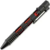 Maxace Stylo tactique Judge 3.0, Black/Red Aluminum