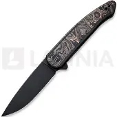 We Knife Couteau pliant Smooth Sentinel Copper Foil CF Inlay
