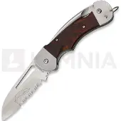 Myerchin Couteau pliant Generation 2 Captain Pro Wood, lame à dents