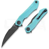 Bestech Couteau pliant Ivy - Blackwash - G10, light blue