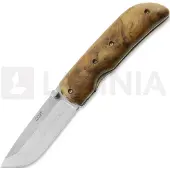 Teuvo Sorvari Couteau pliant Kääntöveitsi, Juuripahka/Titaani, Sandvik 12C27