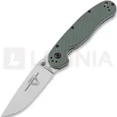 Ontario Couteau pliant RAT-2 D2, satin, vert