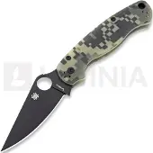 Spyderco Couteau pliant Para Military 2 camo, noir