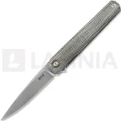 MKM Knives Couteau pliant Flame L, Drop Point, GC Micarta