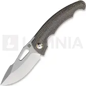 Artisan Cutlery Couteau pliant Xcellerator, Stonewashed, OD Green Micarta