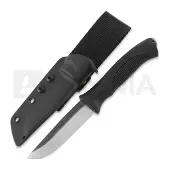 Rokka Couteau Korpisoturi, black, kydex sheath