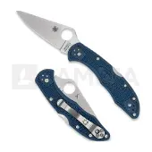 Spyderco Couteau pliant Delica 4 Cobalt Blue FRN CPM SPY27