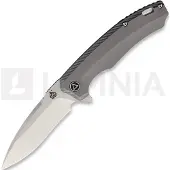 QSP Knife Couteau pliant Woodpecker, gris
