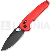 Bestech Couteau pliant Noctar - Blackwash - G10, rouge