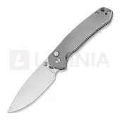 CJRB Couteau pliant Pyrite Button Lock Titanium