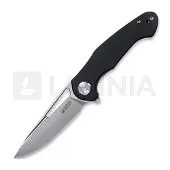 Kubey Couteau pliant Dugu Linerlock Black G10, noir