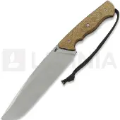 MK Knives & Tools Couteau Crowbar FTB Elmax, Natural Canvas Micarta
