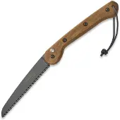 Woxna Scie Hälsing 180 mm + Alfta Leather sheath, noir