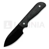 Kunwu Knives Couteau Stiffy P. - DLC - Micarta, noir