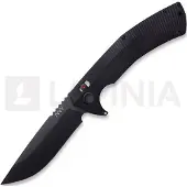 ANV Knives Couteau pliant A400 BB - DLC Black Sleipner - G10, noir