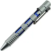 Maxace Stylo tactique Judge 3.0, Gray/Blue Aluminum