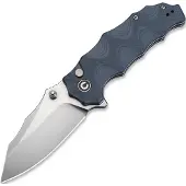 CIVIVI Couteau pliant Natterjack, Milled Neutral Blue G10, Satin