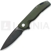 Bestech Couteau pliant Bison G10, green/black