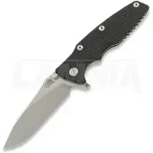 Hinderer Couteau pliant Eklipse 3.5 Slicer, S45VN Stonewash, noir