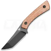 Bestech Couteau Step - Blackwash - Micarta, brun