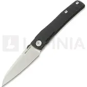 RealSteel Couteau pliant Destra Grooved Black G-10