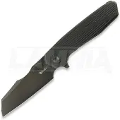 Reate Couteau pliant Mantis, Patterned Black DLC Ti, Satin DLC