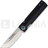 Tokisu Couteau pliant Linerlock Black G10