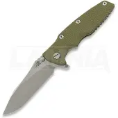 Hinderer Couteau pliant Eklipse 3.5 Slicer, S45VN Stonewash, vert