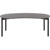 Kartell Undique Table H 51 cm | Terrazzo Light Grey|Black