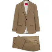 HUGO Costume deux pièces Slim en laine mélangée stretch