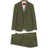 HUGO Costume deux pièces Slim en laine mélangée stretch