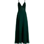 Vera Mont Robe de soirée vert foncé