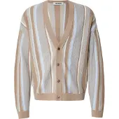 Drykorn Vestes en maille 'ELDARO' beige / bleu clair / noisette / blanc