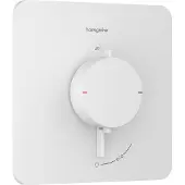 Hansgrohe robinet thermostatique encastré Ecostat Comfort Q, pour une seule sortie, finition blanc mat