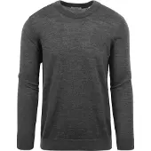 KnowledgeCotton Apparel Pull-over gris foncé