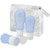 Travelsafe Bouteille Squeeze , 3 pièces, bleu
