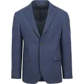 Suitable Tweed Colbert Mid Bleu