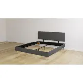 Emma Lit Original 160x200cm - Gris foncé - avec tête de lit