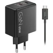 Lenovo Chargeur Double USB-C 65 W GaN