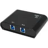 Logilink USB 3.0 Sharing Switch - commutateur de partage des périphériques USB - 2 ports